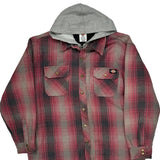 Dickies Checked Jacket - XL Gray Cotton