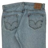 Levis 505 Jeans - 35W 30L Light Wash Cotton