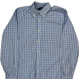 Tommy Hilfiger Checked Shirt - Medium Blue Cotton
