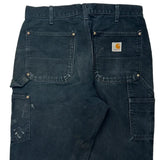 Carhartt Carpenter Trousers - 32W 31L Black Cotton