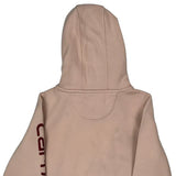Relaxed Fit Carhartt Hoodie - XS Pink Cotton