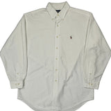 Ralph Lauren Shirt - Large White Cotton