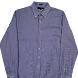 Tommy Hilfiger Slim Fit Shirt - Large Blue Cotton