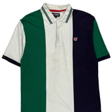 Chaps Ralph Lauren Striped Polo Shirt - XL Black Cotton