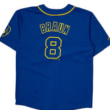 Brewers Majestic #8 Braun Jersey - No Size Blue Polyester