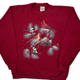 Unbranded Christmas Sweatshirt - Large Red Cotton