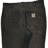 Carhartt Carpenter Trousers - 32W 30L Black Cotton