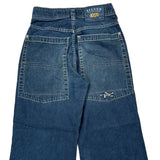 Silver Wide Leg Jeans - 28W 29L Blue Denim