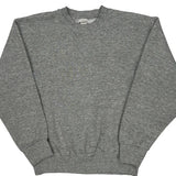 Blank Fruit Of The Loom Sweatshirt - Medium Grey Cotton Blend