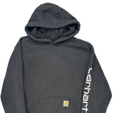Carhartt Spellout Hoodie - Small Black Cotton