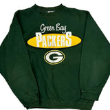 Green Bay Packers Logo Athletics Nfl Sweatshirt - Large Green Cotton