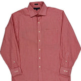 Tommy Hilfiger Checked Shirt - Medium Red Cotton