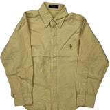 Age 5-6 Polo By Ralph Lauren Shirt - Small Yellow Cotton