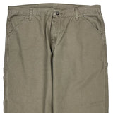 Carhartt Carpenter Trousers - 38W 30L Khaki Cotton
