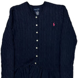Ralph Lauren Cardigan - Large Navy Cotton