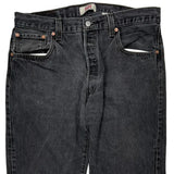 501 Levis Jeans - 34W 31L Gray Denim