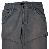 Cat Carpenter Trousers - 28W 30L Grey Cotton