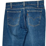 Orange Tab Levis Jeans - 34W 30L Blue Denim