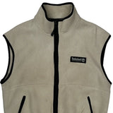 Timberland Fleece Vest - Large Beige Polyester