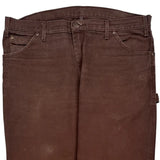 Dickies Carpenter Pants - 38W 32L Brown Cotton