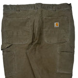 Carhartt Carpenter Trousers - 36W 32L Brown Cotton