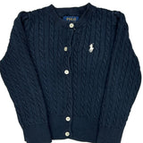 Age 3 Polo By Ralph Lauren Cardigan - 3XS Navy Cotton