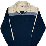 Lee Sport 1/4 Zip - XL Blue Polyester Blend