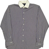 Polo By Ralph Lauren Striped Shirt - Medium Multicoloured Cotton