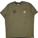 Carhartt Force Carhartt T-Shirt - XL Green Cotton