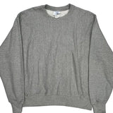 Reverse Weave Champion Sweatshirt - Large Gray Cotton Blend
