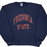 Made In USA Russell Athletic College Sweatshirt - 2XL Navy Cotton