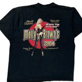 Molly Brown'S 2004 Gildan Graphic T-Shirt - XL Black Cotton