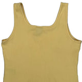 Nike Tank Top - Medium Yellow Cotton