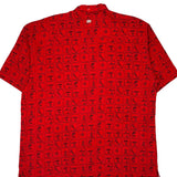 Ecko Unltd Graphic Hawaiian Shirt - XL Red Polyester