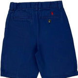 Age 7 Polo By Ralph Lauren Chino Shorts - Smallw 6L Blue Cotton