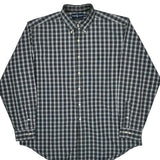 Ralph Lauren Checked Shirt - XL Green Cotton