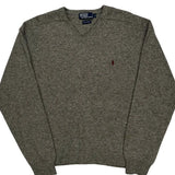 Polo By Ralph Lauren Sweater - Large Gray Wool