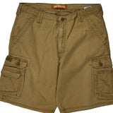 Lee Cargo Shorts - 33W 11L Brown Cotton