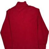 Polo By Ralph Lauren 1/4 Zip - Large Red Cotton