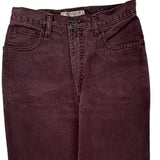 Guess Jeans - 25W UK 6 Burgundy Cotton