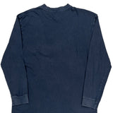 Dickies Long Sleeve T-Shirt - Large Blue Cotton