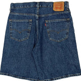 Levis Denim Shorts - 33W 10L Blue Cotton