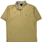 Tommy Hilfiger Polo Shirt - XL Yellow Cotton