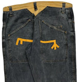 Designed In Hawaii Da Hui Graphic Jeans - 34W 30L Grey Cotton