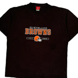 Cleveland Browns Nfl T-Shirt - 2XL Orange Cotton