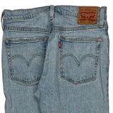 501 Levis Jeans - 28W 27L Light Wash Denim