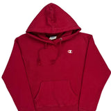 Reverse Weave Champion Hoodie - Medium Red Cotton