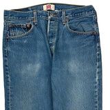 501 Levis Jeans - 32W 31L Blue Cotton