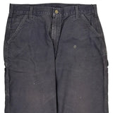 Carhartt Ptb Carpenter Pants - 34W 32L Blue Cotton