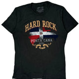 Punta Cana Hard Rock Cafe Single Stitch T-Shirt - Large Black Cotton